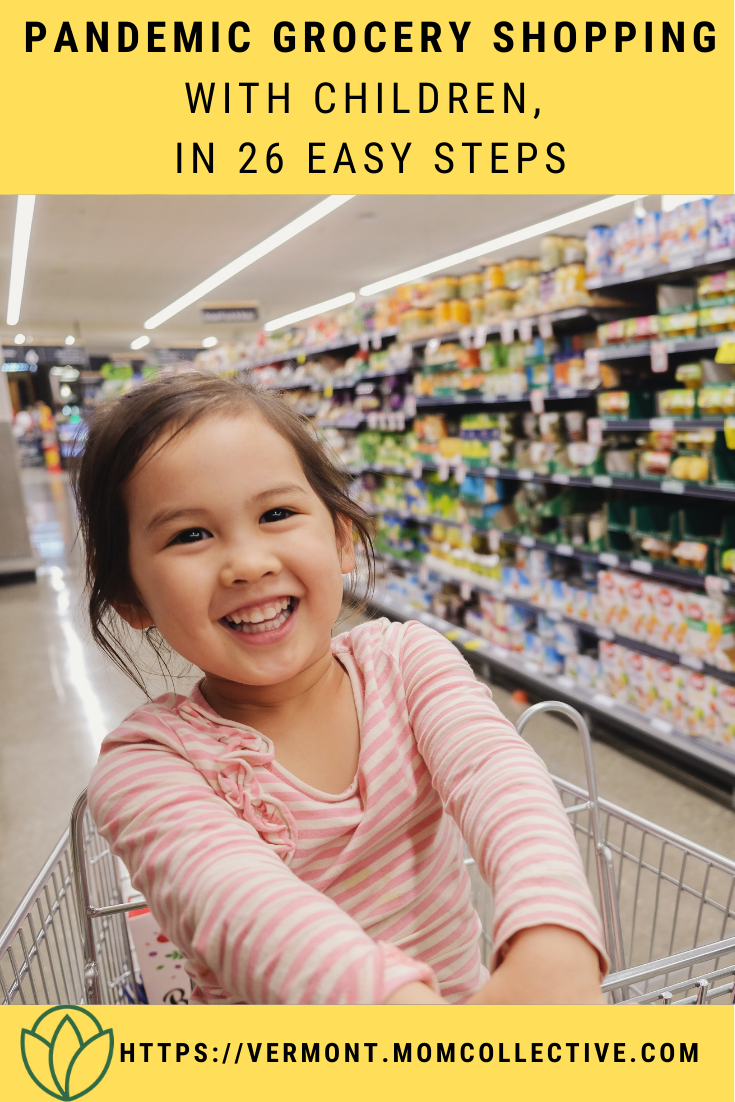 Pandemic Grocery Shopping with Children, in 26 Easy Steps