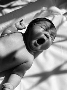 newborn cesarean baby