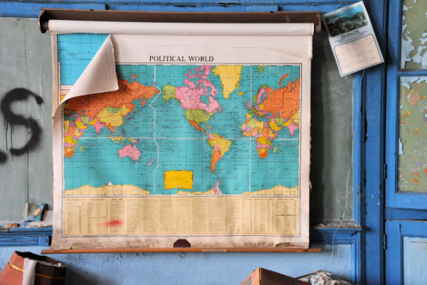 Political map of the world