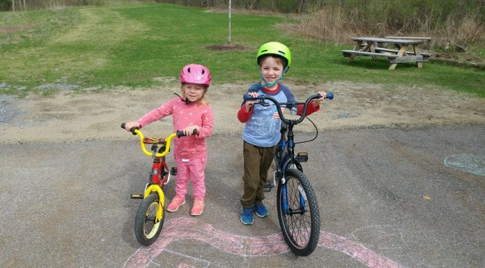 Teaching Our Children to Ride Bikes: A True Test of Patience children with bikes