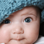 baby in winter hat