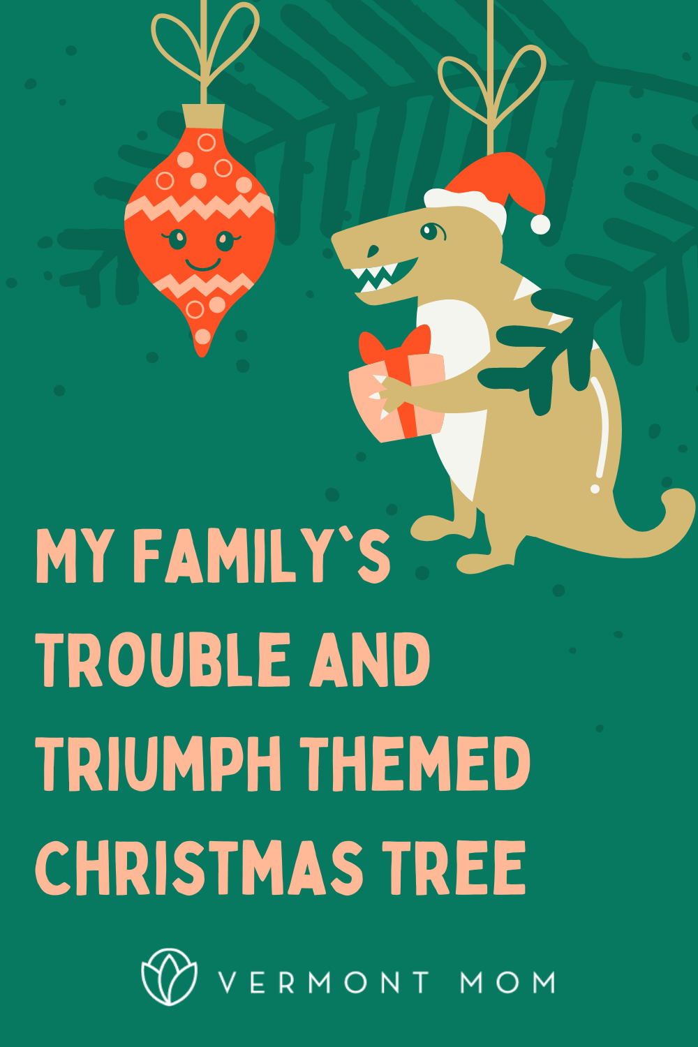 My Family's Trouble and Triumph Themed Christmas Tree