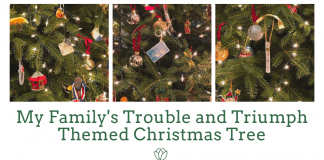 My Family’s Trouble and Triumph Themed Christmas Tree My Family's Trouble and Triumph Themed Christmas Tree