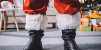 Why Santa Visits My Children For Christmas Santa feet