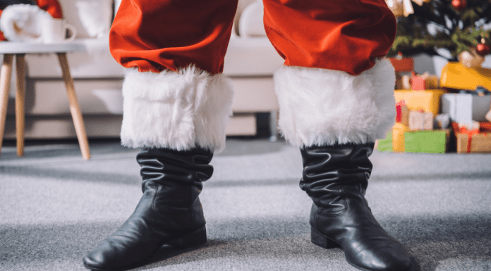 Why Santa Visits My Children For Christmas Santa feet