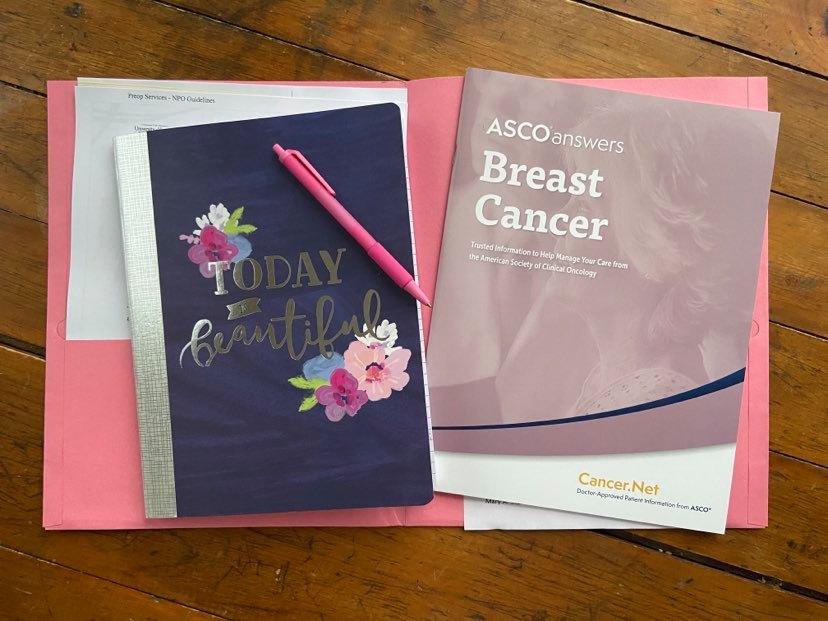 breast cancer information folder