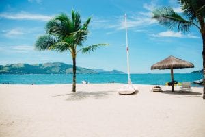 sensory toys at the beach