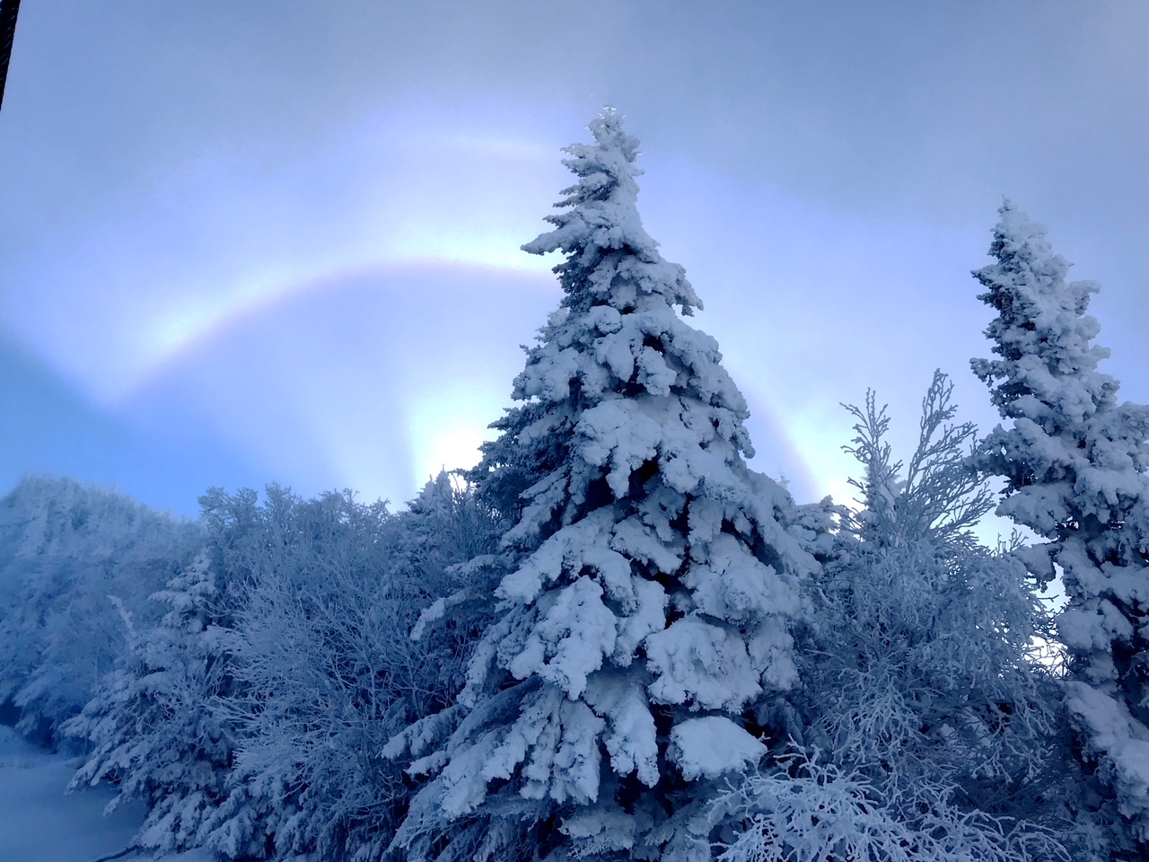 Winter Rainbow by Matthew Marshall