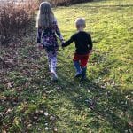Danielle’a kids holding hands