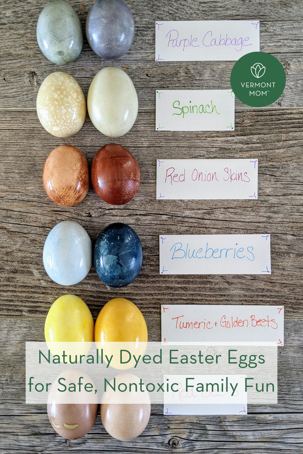 Naturally Dyed Easter Eggs for Safe, Nontoxic Family Fun