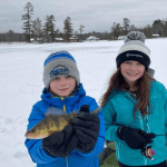 kids ice fishing
