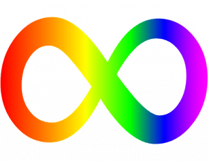 rainbow infinity symbol