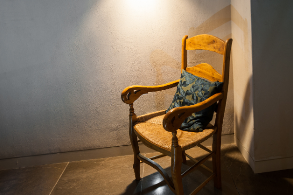 empty rocking chair