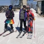 nan and daughter skiing 1