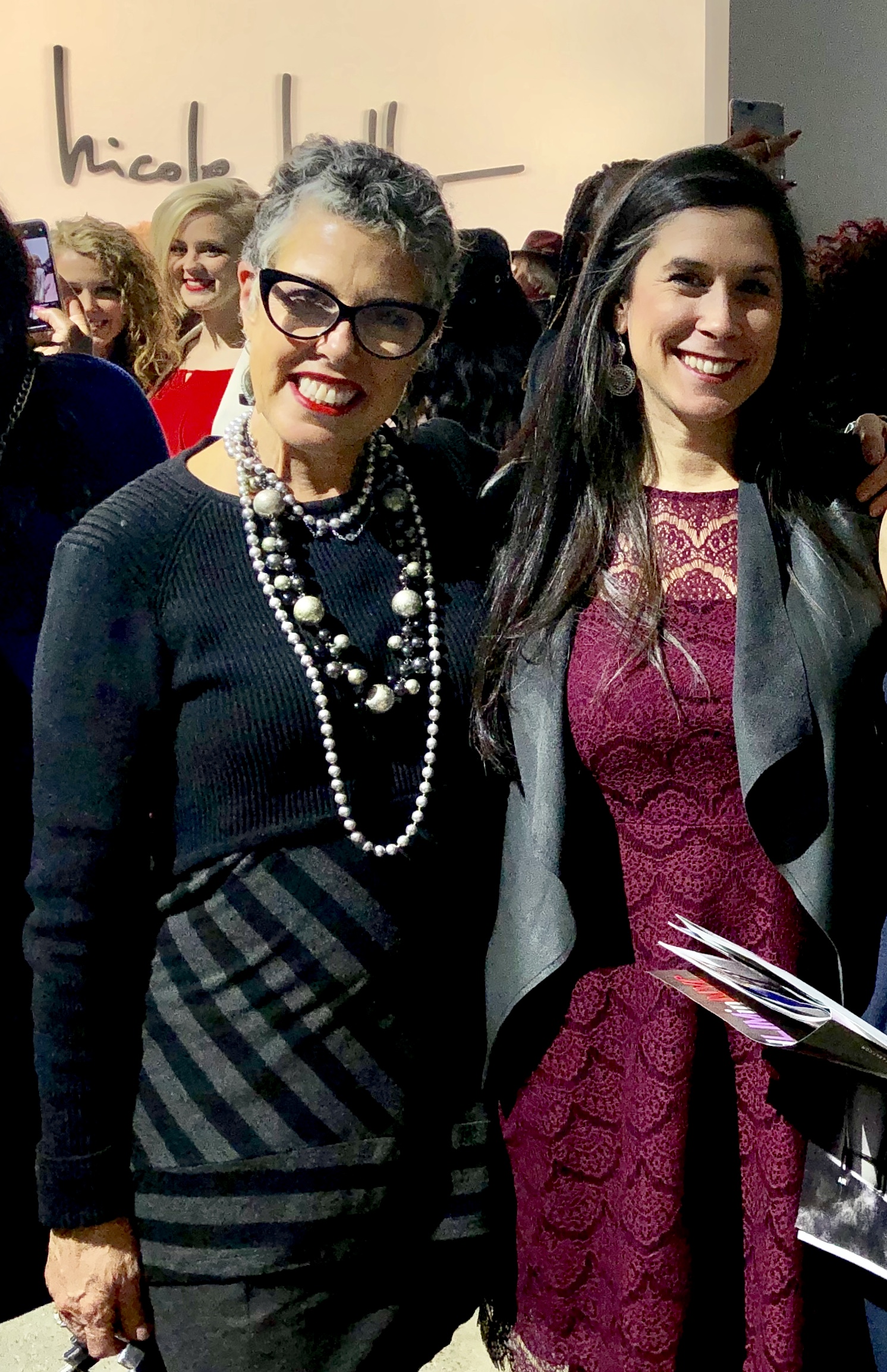 mother and daughter in formal dress