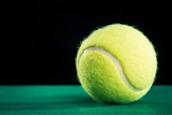 tennis ball to be used for massage during labor