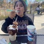 lila making a mess with her milkshake jpeg