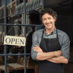open sign on restaurant