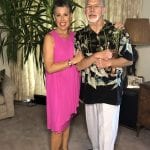 nan with husband