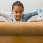 Black gymnast
