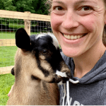 Summer goals goat yoga