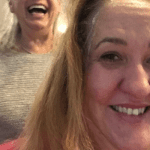 women smiling