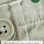 khaki pants image for Pinterest