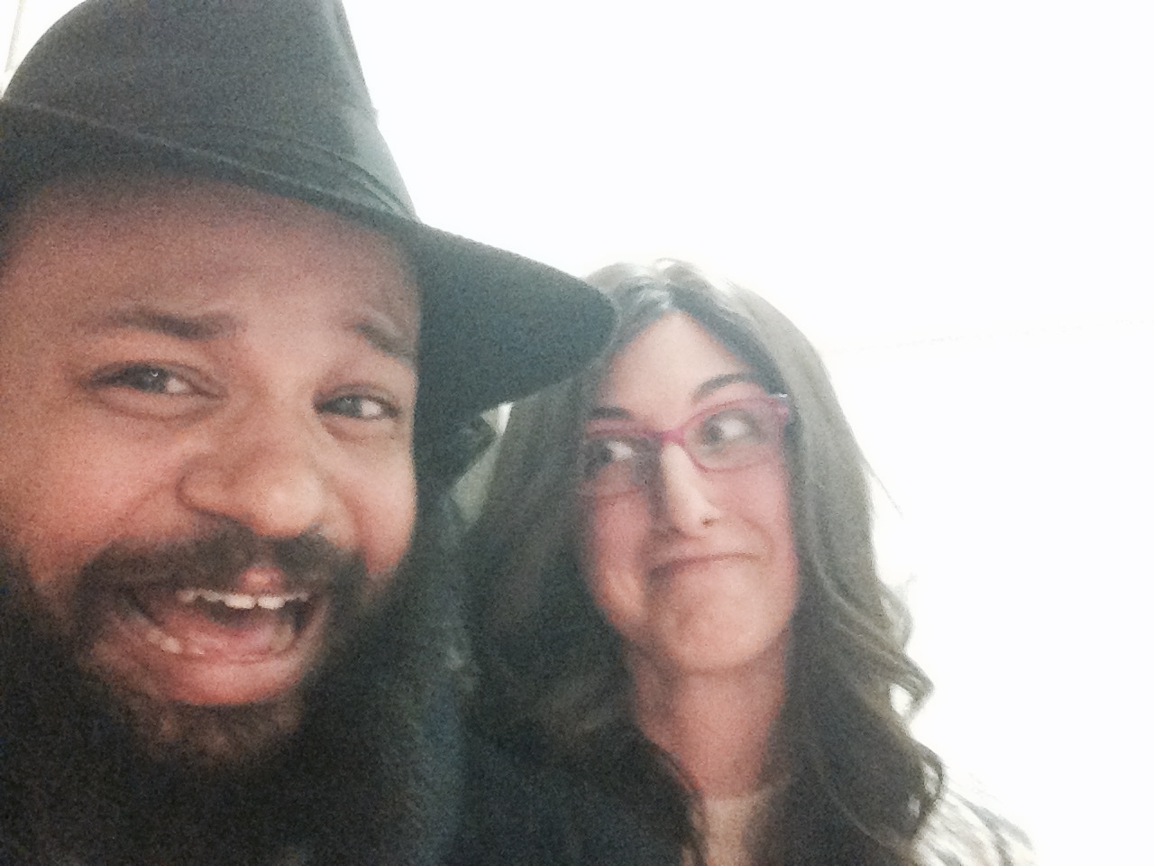 IMG_5023 Hasidic Jewish woman being silly with her husband