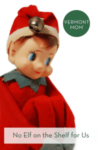 Elf on the Shelf, close up