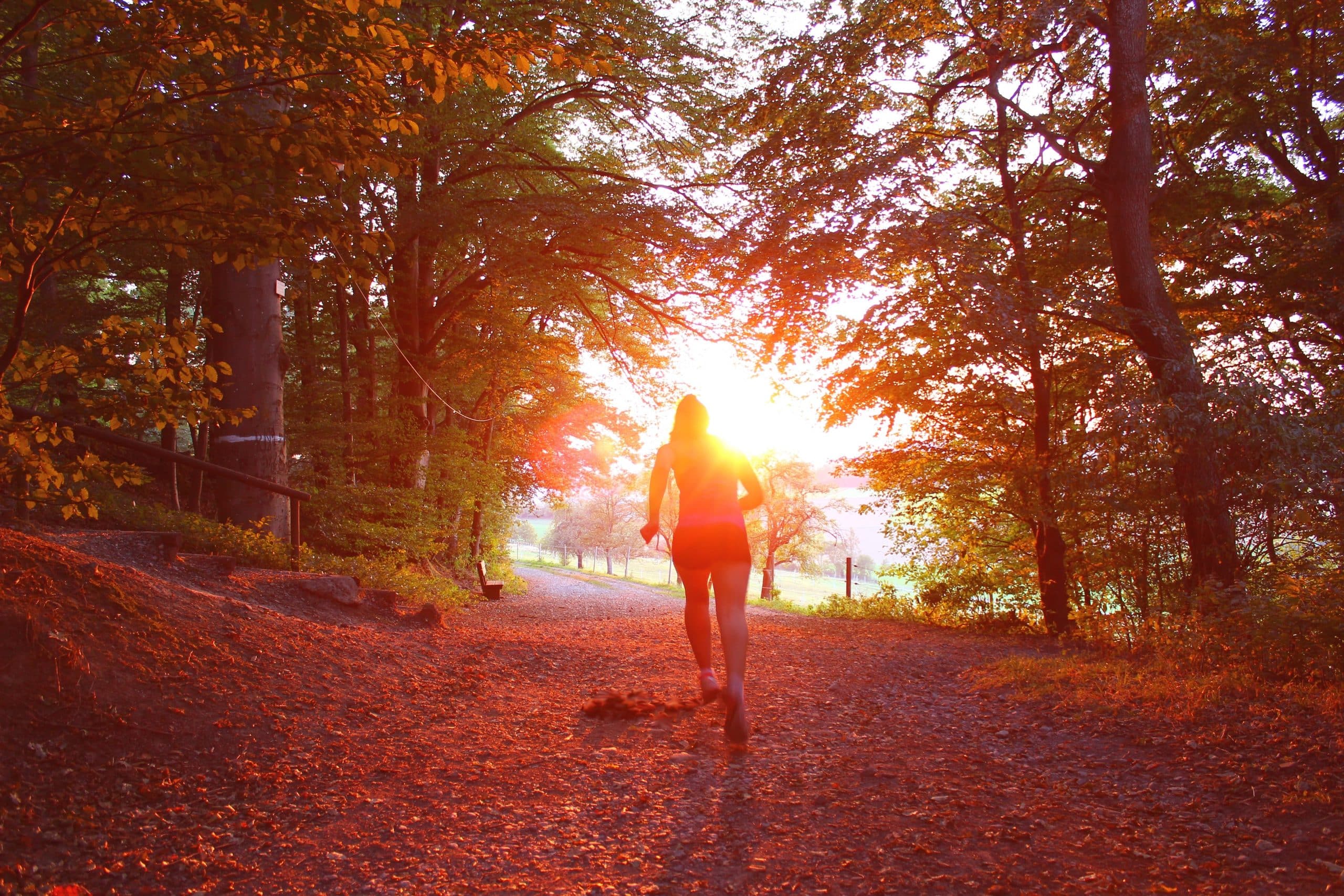 Exercising After Giving Birth- running Postpartum mom running