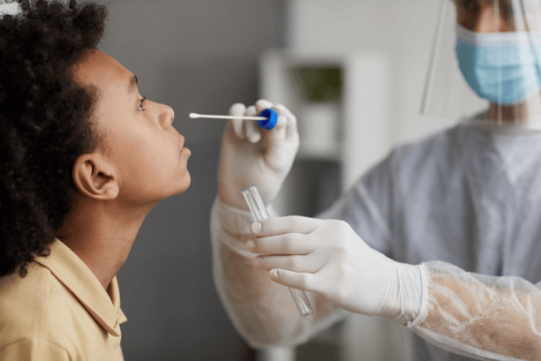Teen being tested for COVID