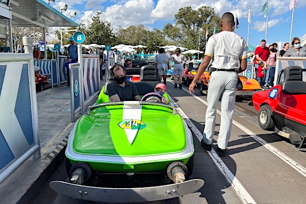 cars at Disney World's Magic Kingdom