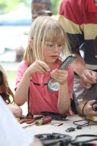 Taking apart a cordless phone