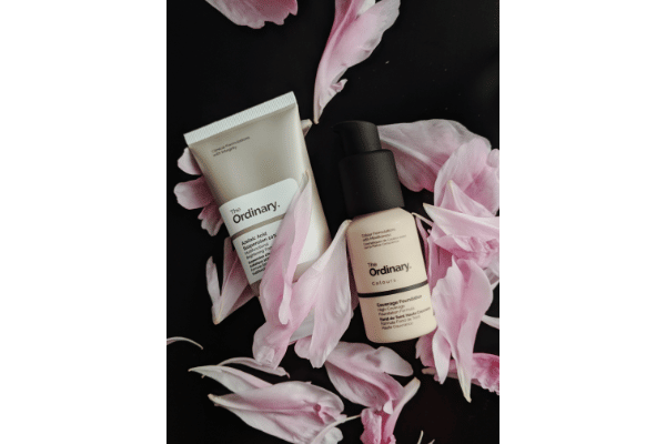 skincare products from The Ordinary line