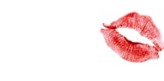 Finding A Signature Look At Any Age Lipstick stain on white background
