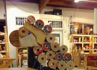 Tinkering as a Form of Meditation for Children and Adults spool parrot