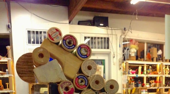 Tinkering as a Form of Meditation for Children and Adults spool parrot