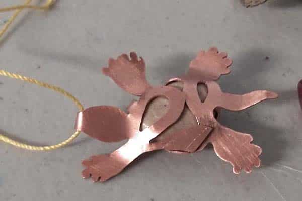 imperfect turtle pendant