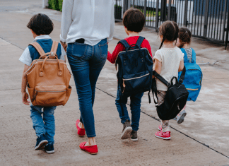 The Impossible Task of Treating Your Kids Equally little kids and mom walking
