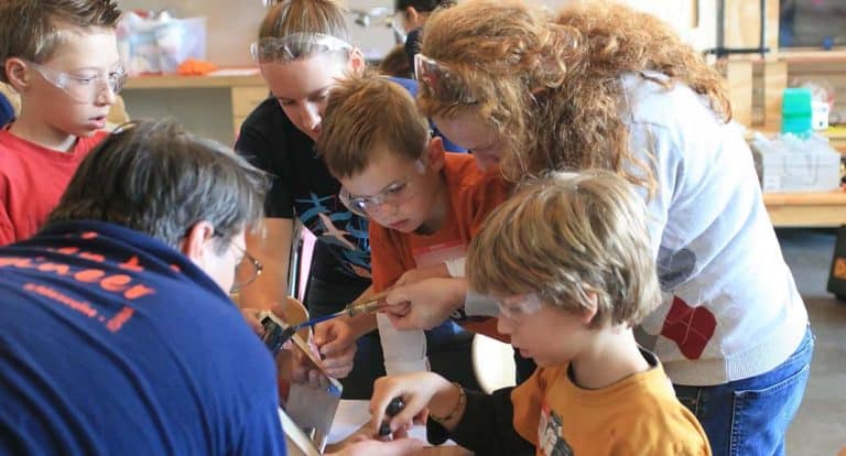 Kids learn taking things apart