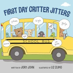 Book cover: first day critter jitters