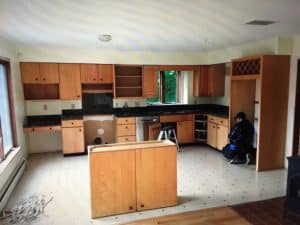 Kitchen before renovations