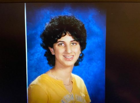 WhatsApp Image 2023-04-24 at 12.39.44 AM Davida's class photo when she was in 7th grade. She has short and puffy hair while it is growing out. She was being bullied during this time in her life.
