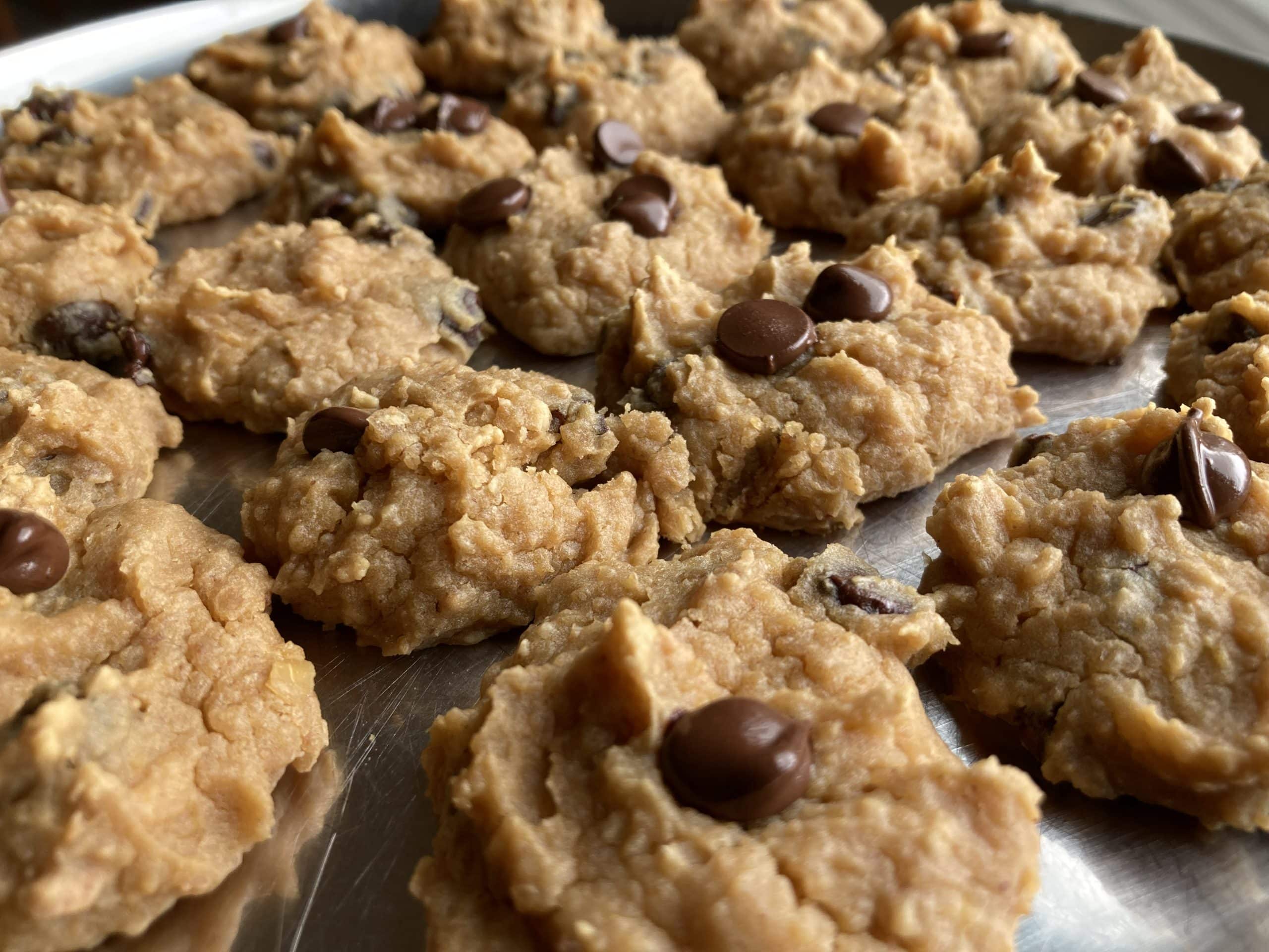 Peanut Butter Chocolate Chip Chickpea Cookies are an excellent healthy chocolate dessert