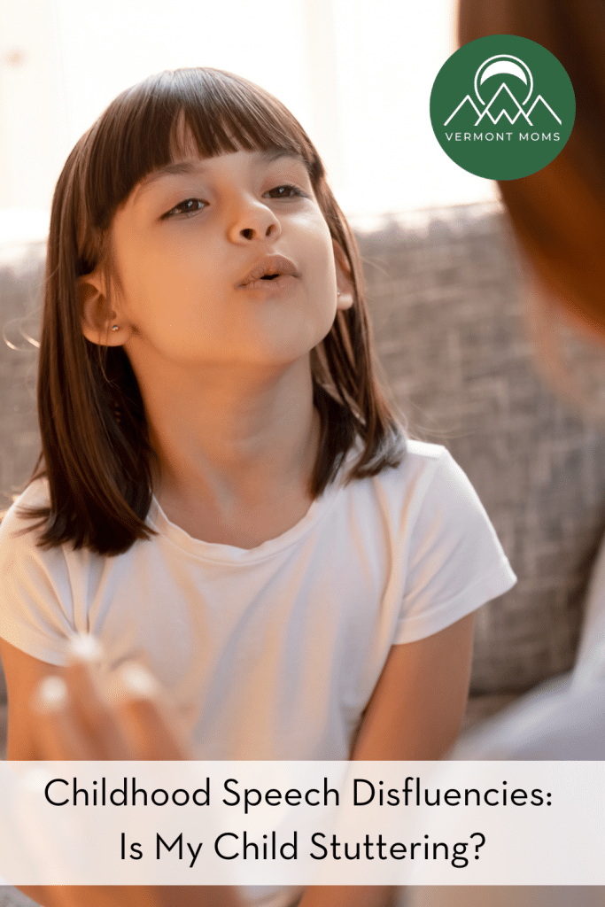 child articulating words