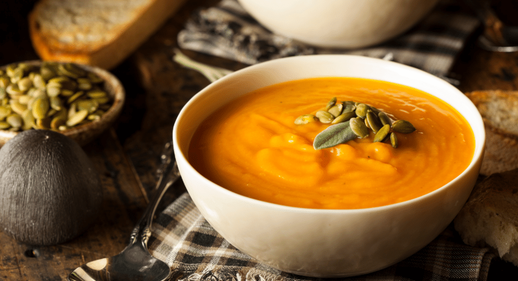 pumpkin soup, a prominent feature of the ProLon Cleanse fasting diet