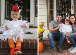 Step-by-Step Guide to Creating a Spectacular No-Sew Duck Halloween Costume This is the featured image for a blog post about making a DIY, no-sew duck Halloween costume.