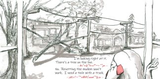 Don’t Ask Me to Reboot the Modem: Dehumanizing Systems that Ignore Human Needs Tree fallen over a power line with someone on the phone looking at it