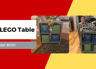 Simple and Affordable DIY LEGO Table (for about $100) DIY Lego table