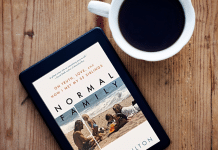 Normal Family By Chrysta Bilton: This Book Is A Wild Ride Normal Family, a book, on a table with a cup of coffee